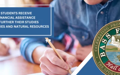 STUDENTS RECEIVE FINANCIAL ASSISTANCE TO FURTHER THEIR STUDIES   IN FISHERIES AND NATURAL RESOURCES